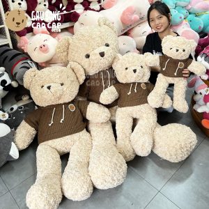 Gấu Teddy áo len lông xoắn Big Boy