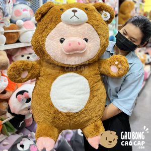 Heo Bông cosplay Gấu Nâu