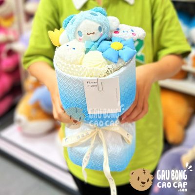 Hoa Gấu Bông Cinnamoroll vân da chìm - Hàng Nhập