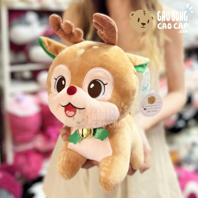 Gấu Bông Tuần Lộc Noel Cute