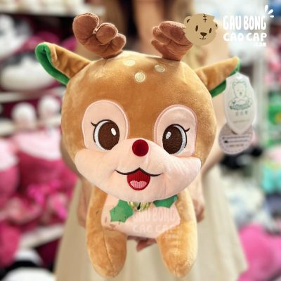 Gấu Bông Tuần Lộc Noel Cute