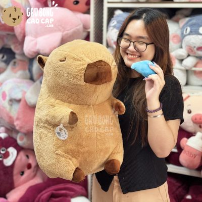 Chuột Bông Capybara Chảy Mũi lông nhung mịn