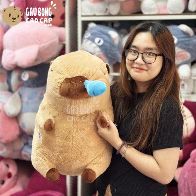 Chuột Bông Capybara Chảy Mũi lông nhung mịn