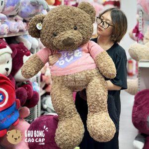 Gấu Bông Teddy mặc áo len Big Love