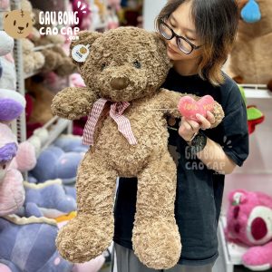 Gấu Teddy Lông Xoắn Ngực Tim rút
