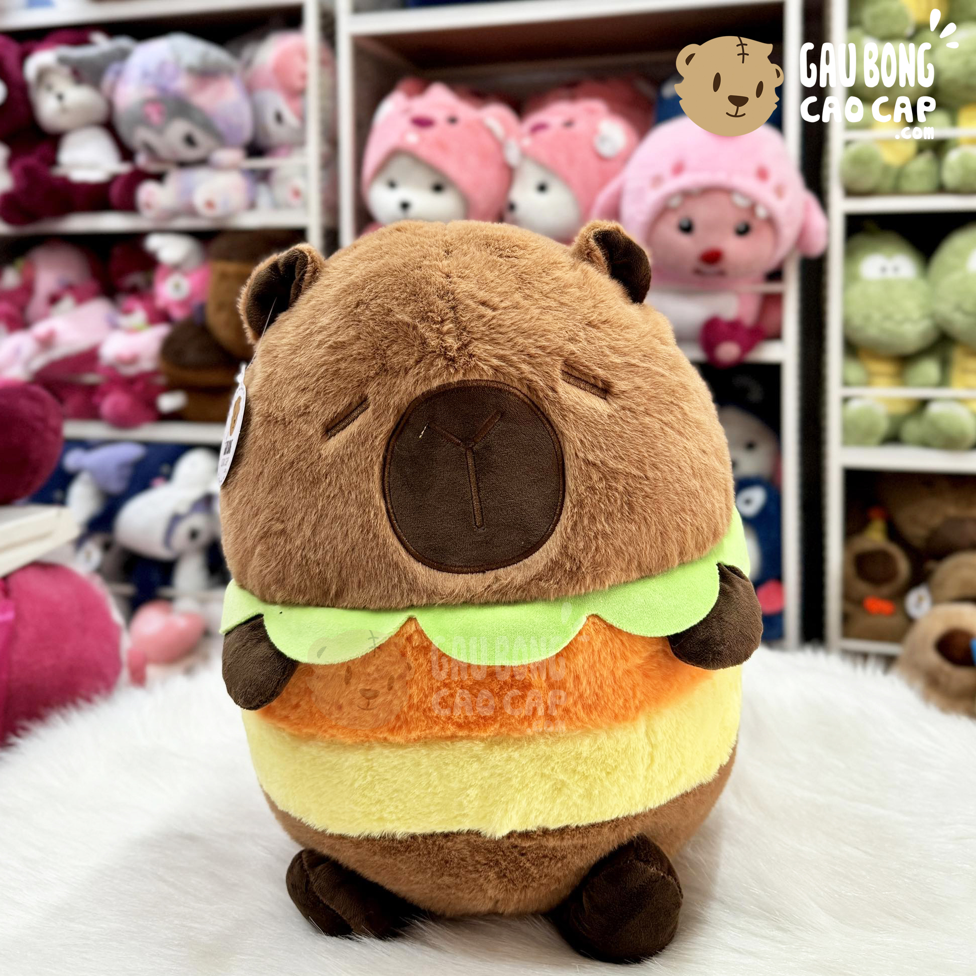 Gối Tựa Lưng Capybara Burger