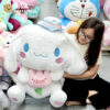 Thỏ Bông Cinnamoroll ngồi Ôm Hoa Nice