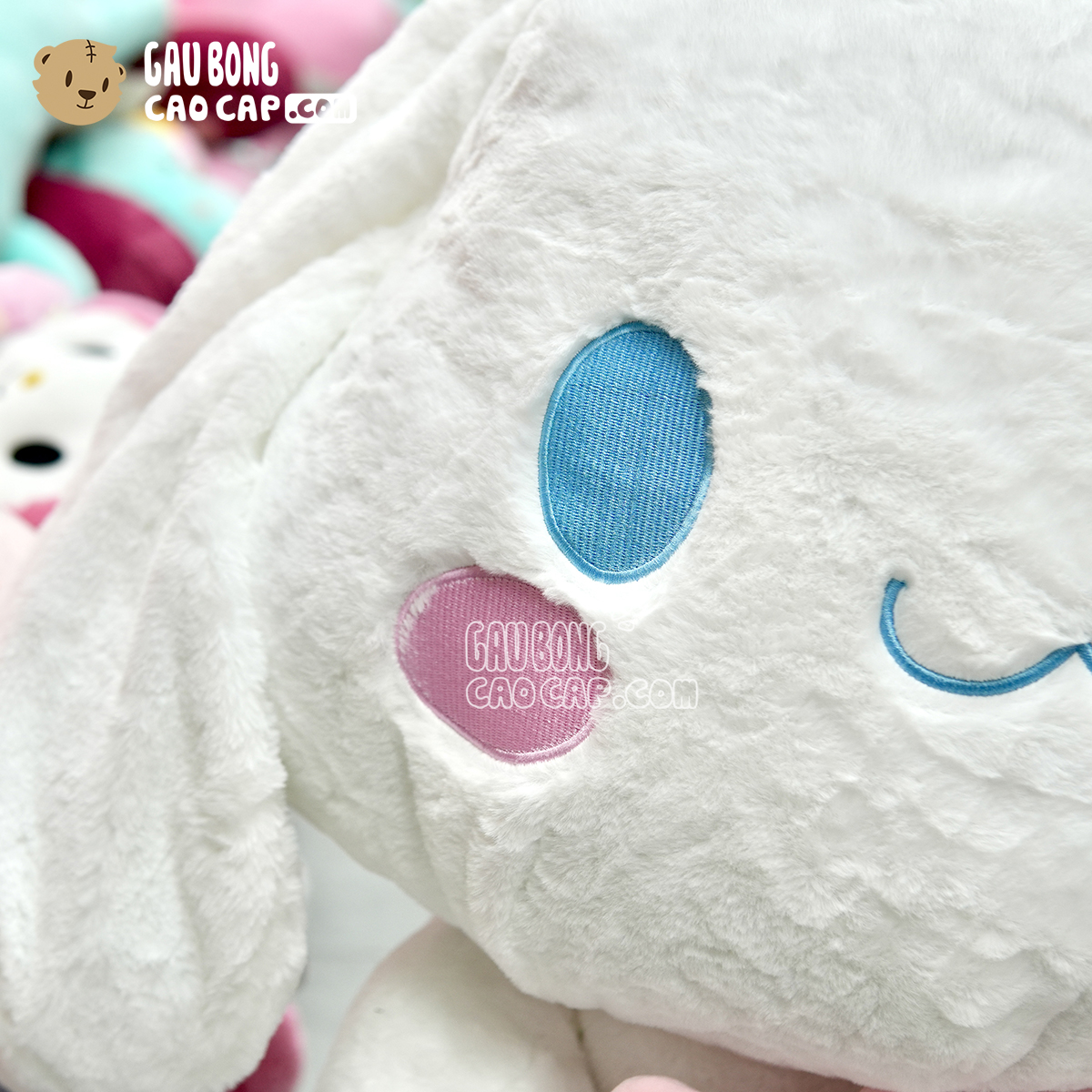 Thỏ Bông Cinnamoroll ngồi Ôm Hoa Nice