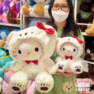 Gấu Bông Hello Kitty cosplay Gấu trắng bắc cực