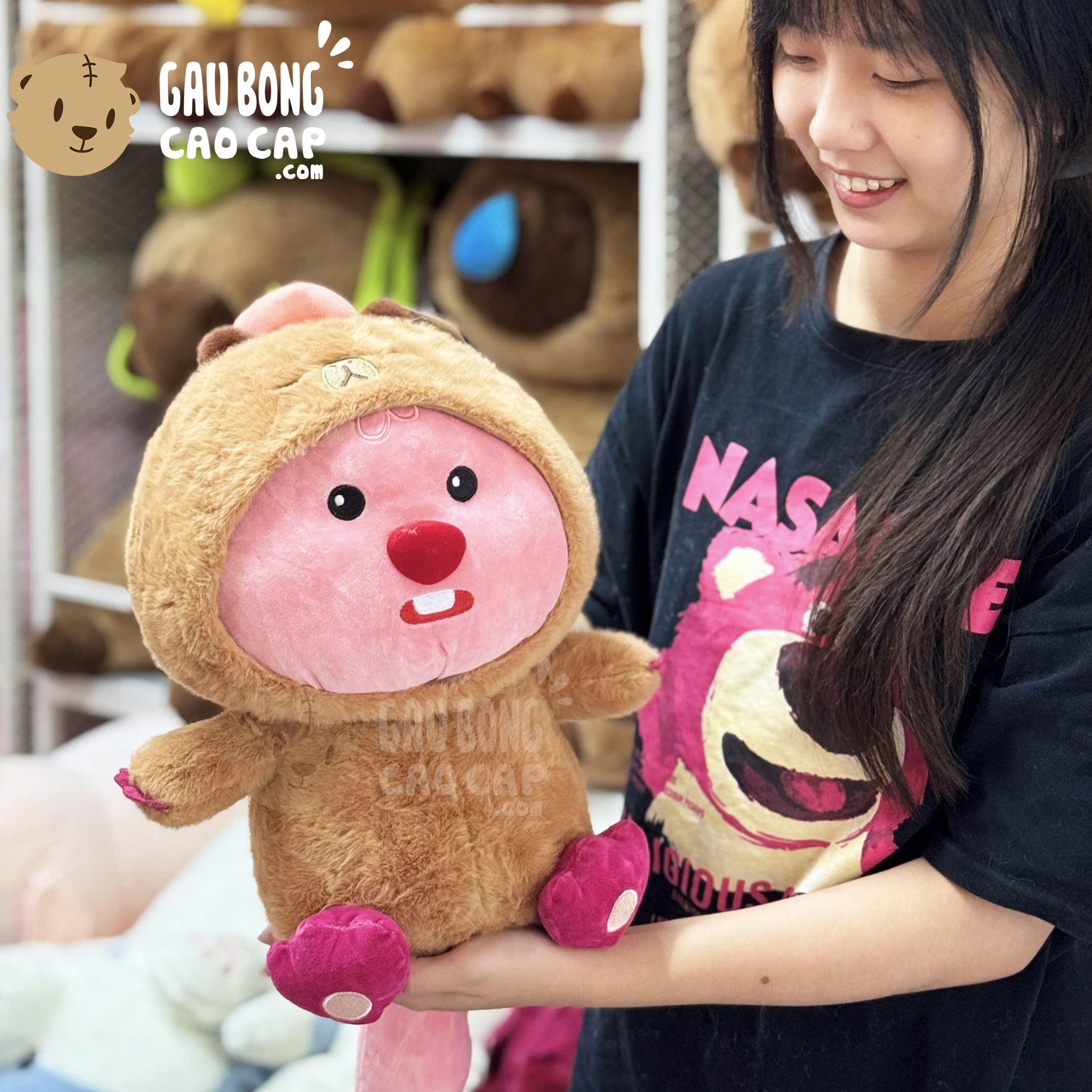 Gấu Bông Loopy Cosplay Capybara