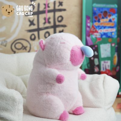 Gấu Bông Capybara Hồng chảy mũi