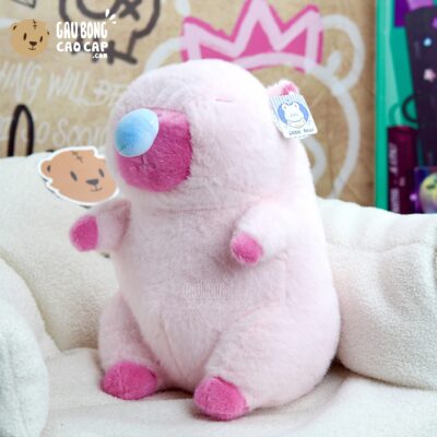 Gấu Bông Capybara Hồng chảy mũi