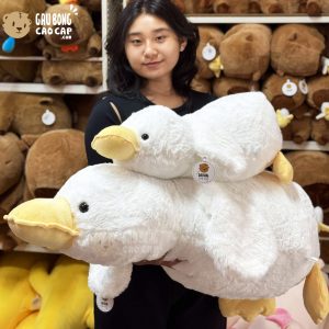 Vit Bông Trầm Cảm Baby lông Smooth siêu mượt - Màu Trắng
