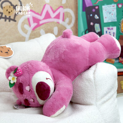 Gấu Bông Lotso nằm gối ôm dài lông Smooth - Hàng Nhập