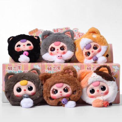 Blind Box  Baby Three Lucky Cat Mèo Thần Tài Baby Three