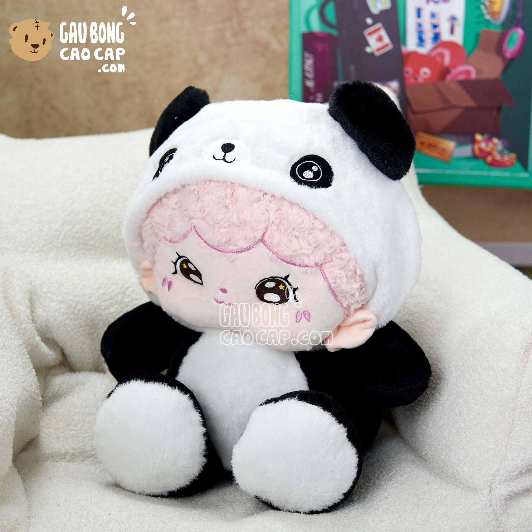 Gấu Bông Baby Three Little Boy cosplay Panda