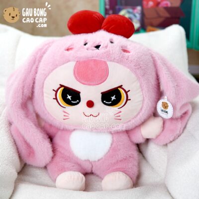Gấu Bông Baby Three màu Hồng - Gấu Nhập QC