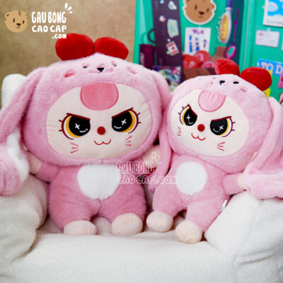Gấu Bông Baby Three màu Hồng - Gấu Nhập QC