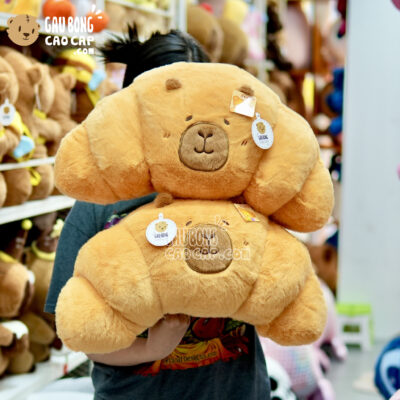 Gấu Bông Bánh Mì Croissant Capybara
