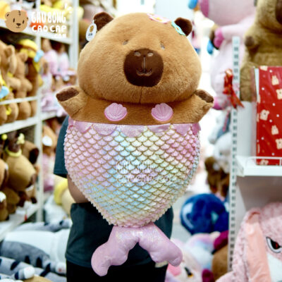 Gấu Bông Capybara Nàng Tiên Cá