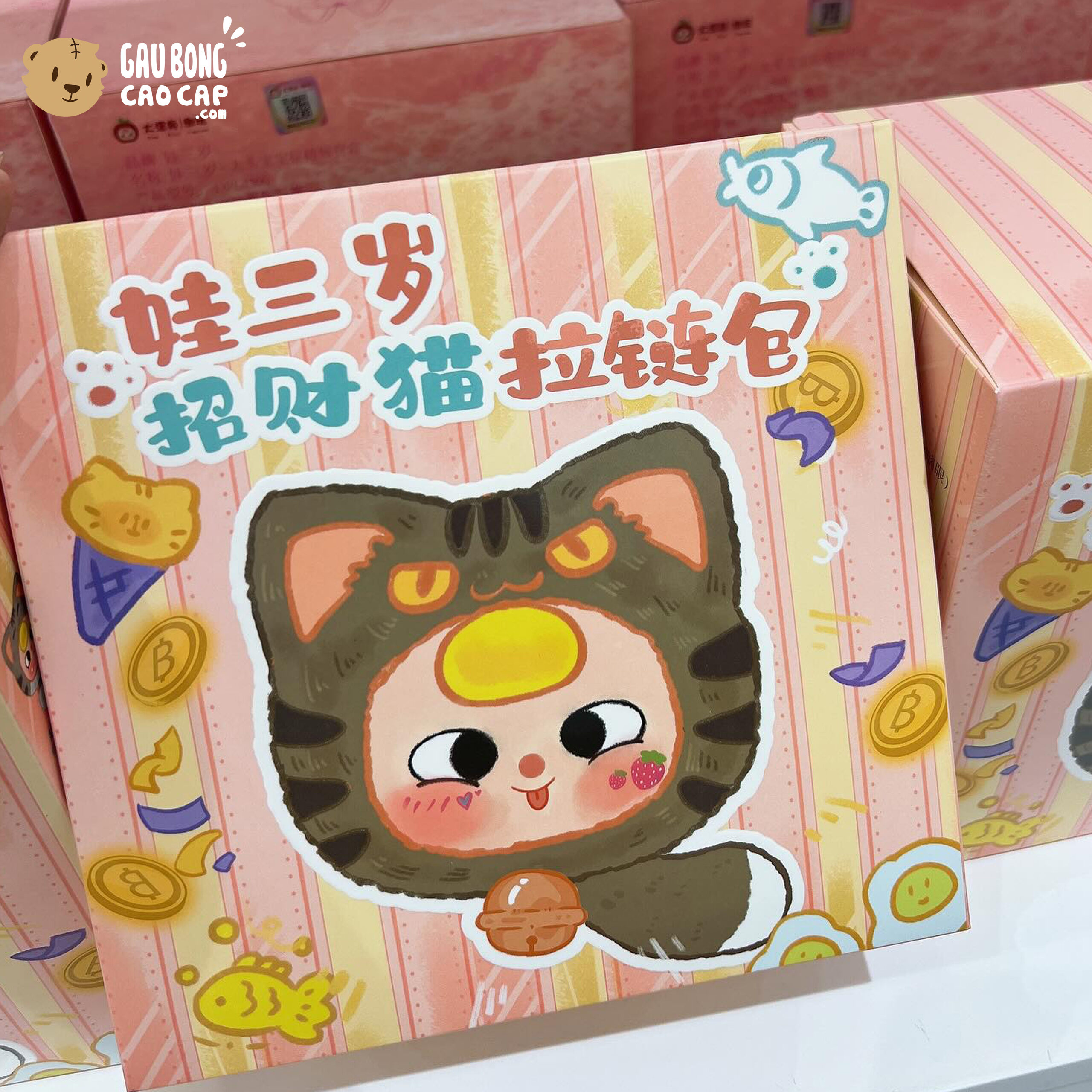 Blind Box Lucky Cat Mèo Thần Tài Baby Three