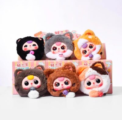 Blind Box  Baby Three Lucky Cat Mèo Thần Tài Baby Three