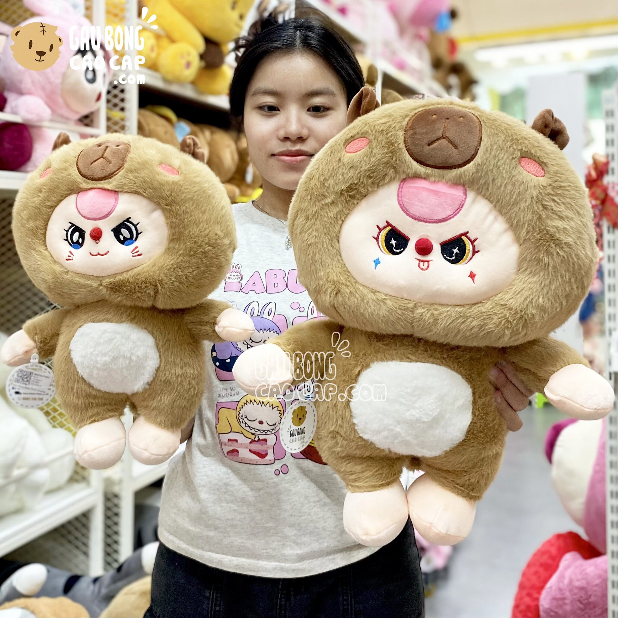 Gấu Bông Baby Three cosplay Capybara