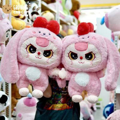 Gấu Bông Baby Three màu Hồng - Gấu Nhập QC