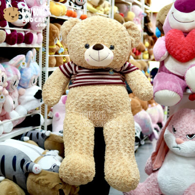 Gấu Teddy áo len cafe sữa