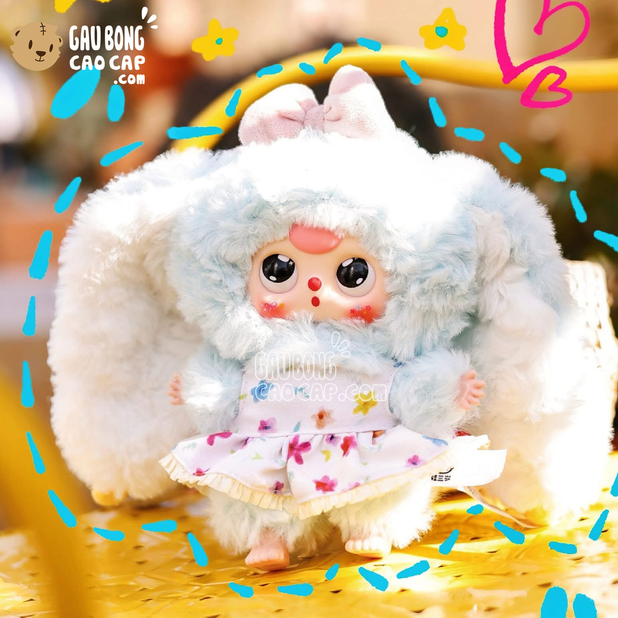 BlindBox Baby Three Thỏ Macaron v2