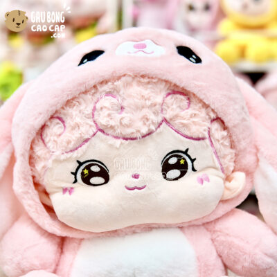 Gấu Bông Baby Three Little Boy cosplay Thỏ Hồng