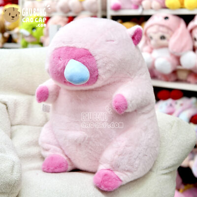 Gấu Bông Capybara Hồng chảy mũi