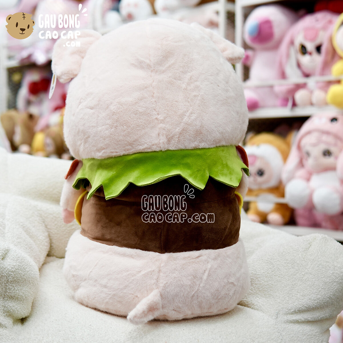 Heo Bông cosplay Bánh Burger