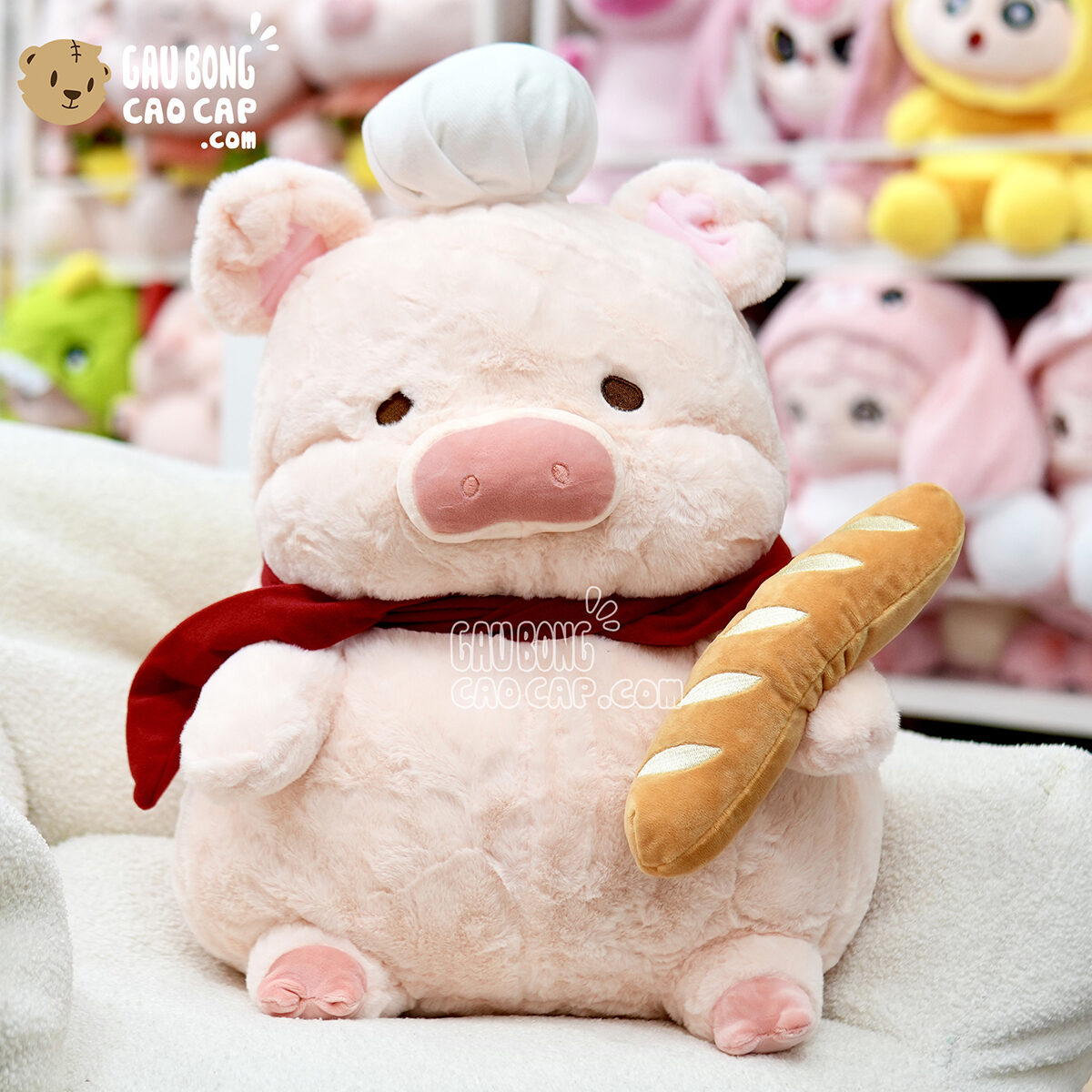 Heo Bông Lulu đầu bếp bánh mì