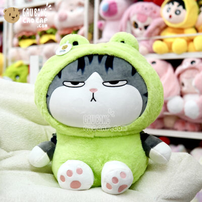 Mèo Bông Hoàng Thượng Cosplay Ếch xanh