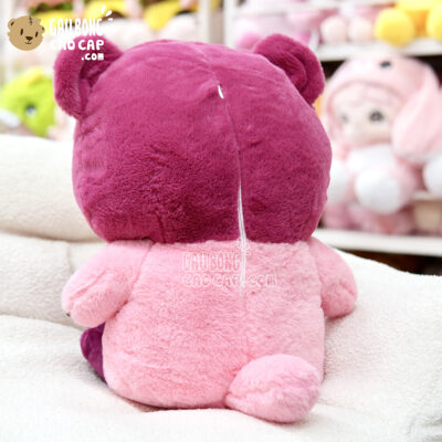 Gấu Bông Loopy cosplay Lotso có mền 2in1