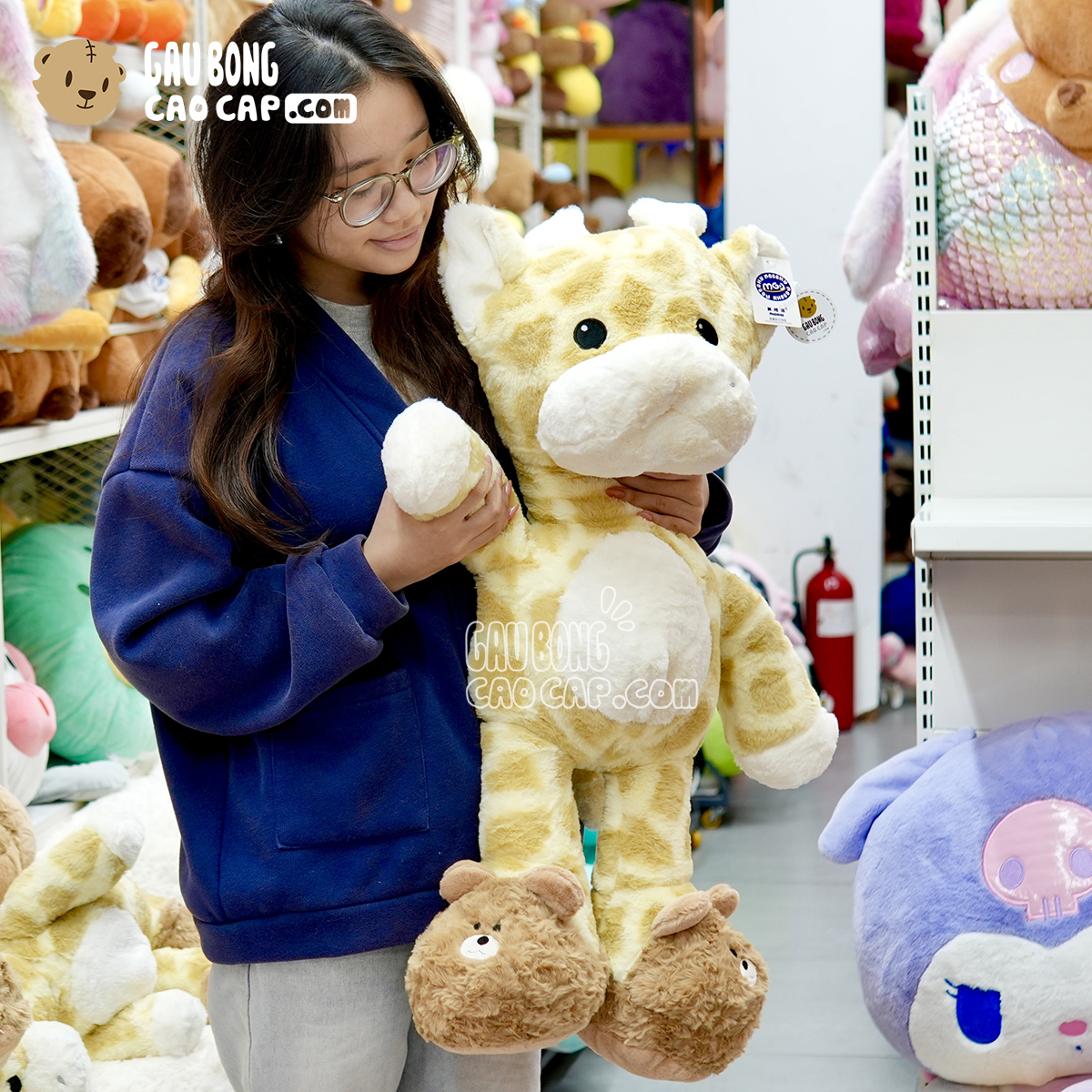 Gấu Bông Hươu Cao Cổ lông Smooth siêu mịn
