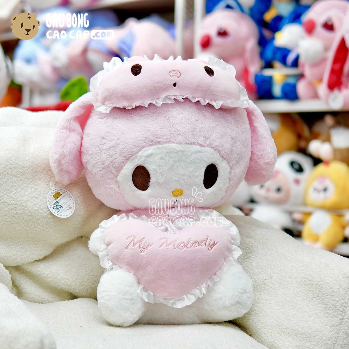 Gấu Bông Melody ôm tim