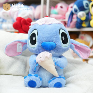 Gấu Bông Stitch ăn Kem