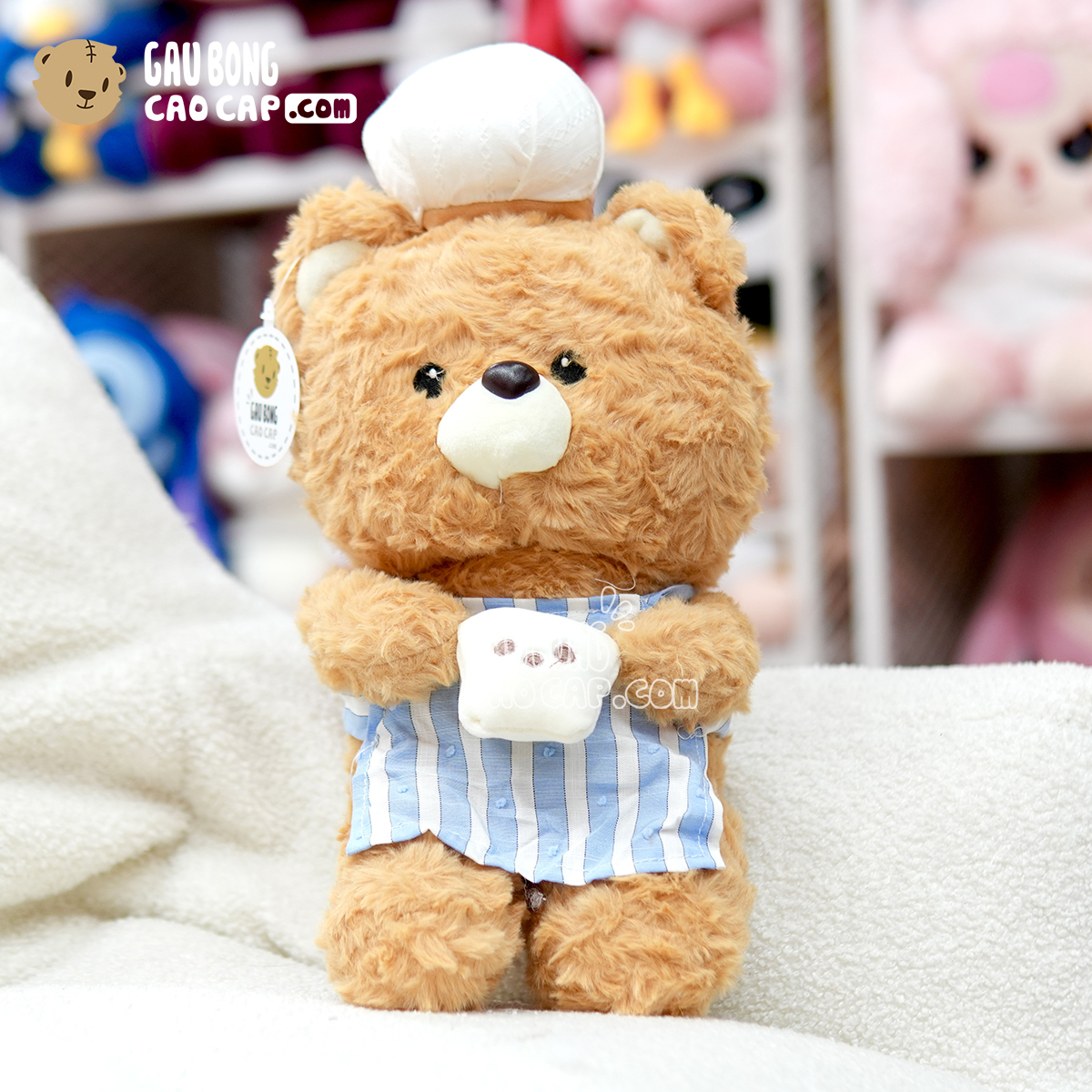 Gấu Bông đầu bếp bánh mì