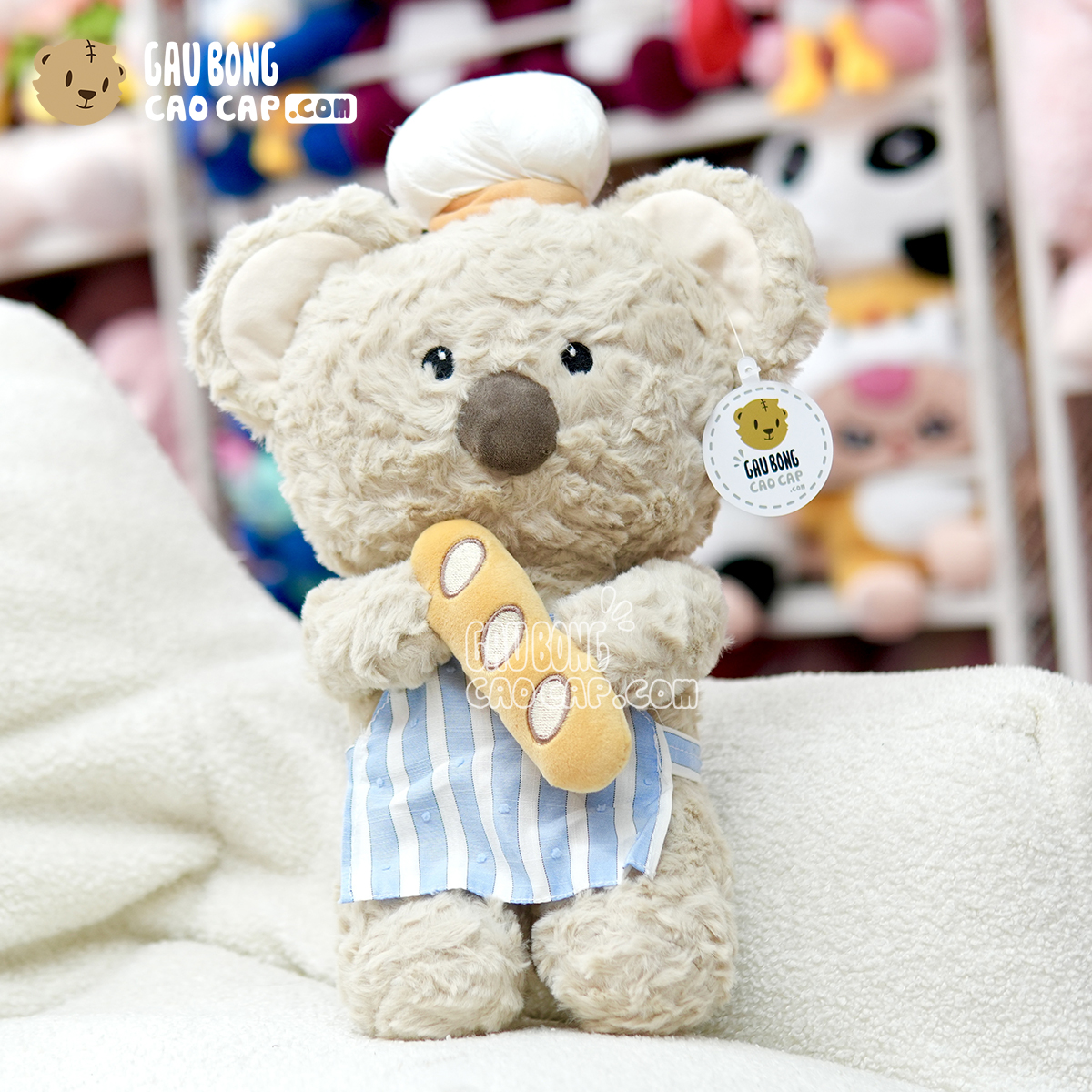 Gấu Bông Koala đầu bếp bánh mì