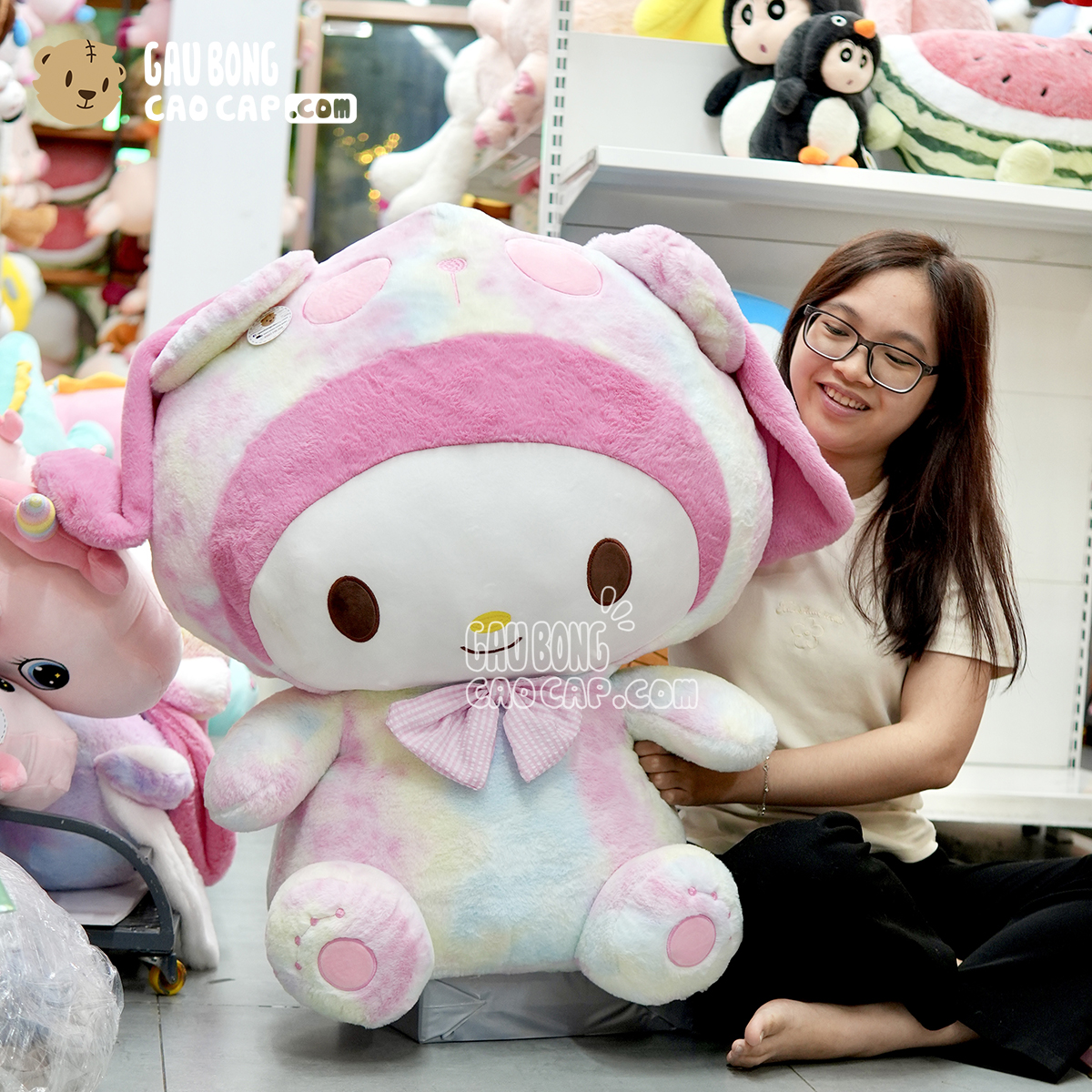 Gấu Bông Melody màu Galaxy lông tơ Smooth