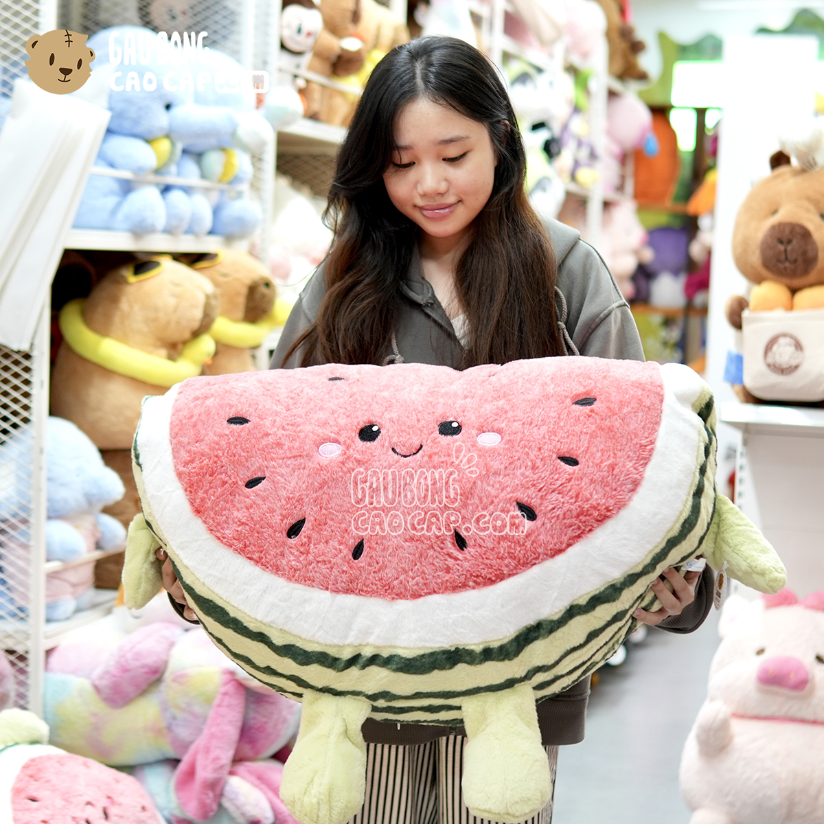 Gấu Bông Miếng Dưa Hấu