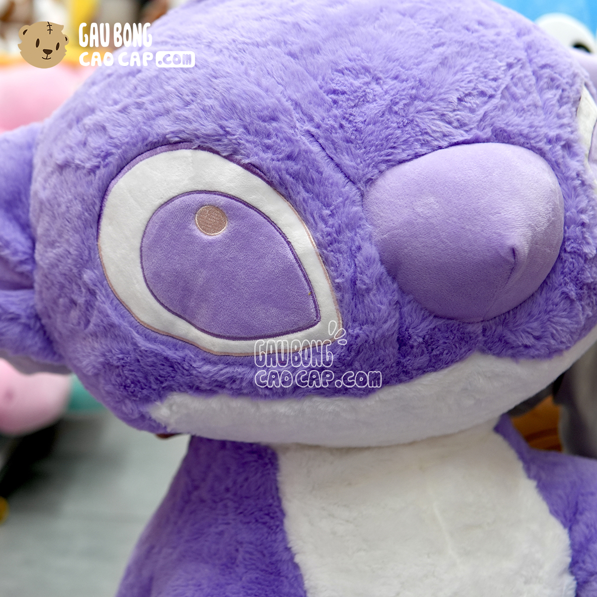 Gấu Bông Stitch màu Tím lông Smooth