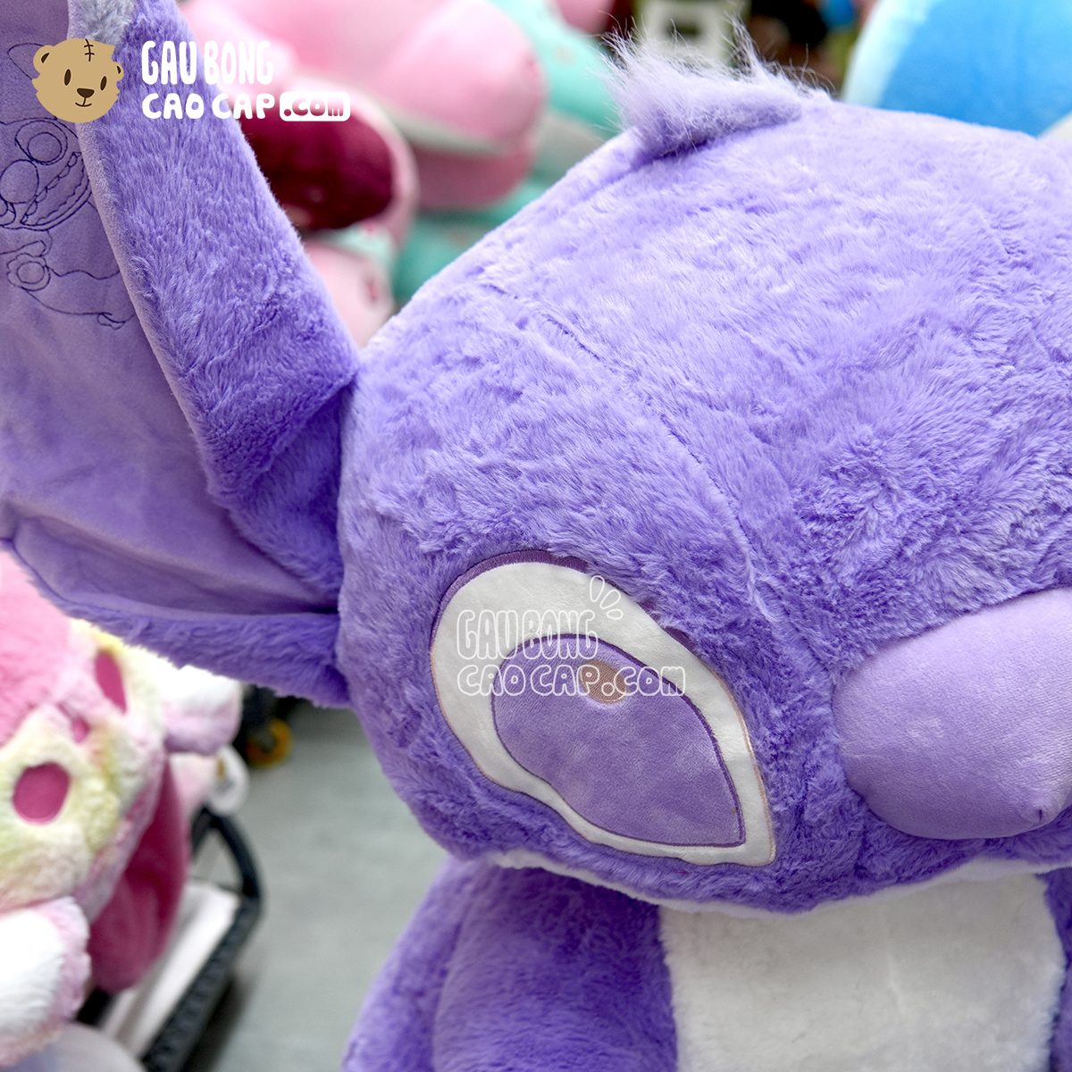 Gấu Bông Stitch màu Tím lông Smooth