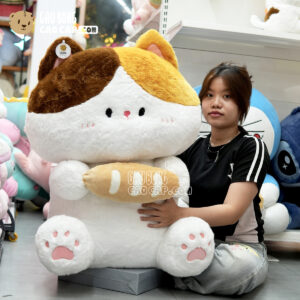 Mèo Bông Tam Thể cầm Bánh Mì