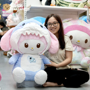 Gấu Bông Melody cosplay Cá Mập Xanh