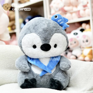 Gấu Bông Chim Cánh Cụt Baby đeo Cá