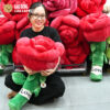 Gấu Bông Hoa Hồng Khổng Lồ