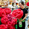 Gấu Bông Hoa Hồng Khổng Lồ